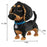 Dachshund Dog Model Micro Mini Building Blocks Set Educational Recreation Toys Pet Lover Gift Decoration Bricks Party Gift