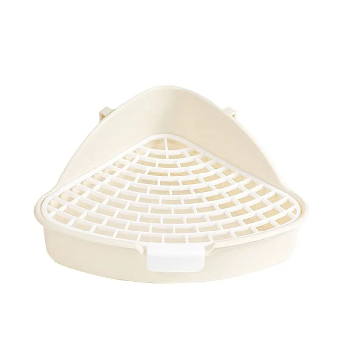 Rabbit Litter Tray Corner Toilet Potty for Chinchilla Ferret Cage Accessories