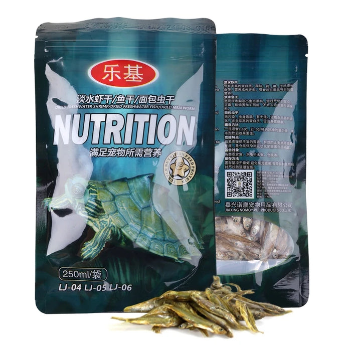 Dried Fish Freshwater 8 oz Feed Food for Betta Guppy Aquatic for Turtle Tropical Ornamental Fish Crab Cichlid Hamster