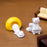 Figurines Miniatures Cute White Ferret Micro Landscape Ornaments For Home Decorations Room Decor DIY Dollhouse Accessories