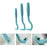3 Pcs Tick Remover Hook Flea Remover Tweezer Tick Pull Pet Cat Dog Accessaries Ticks Removal Tools Flea Extractor Pet Supplies