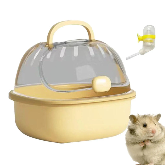 Hamster Carrier Cage Hamster Accessory Guinea Pig Cage Pet Outgoing Cage for Dwarf Hamster Vacation Mice Small Animals Ferrets