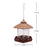1pcs Wild Bird Feeder Hanging Hexagonal Roof Pavilion Semi-Automatic Bird Feeder Garden Courtyard Exterior Decoration