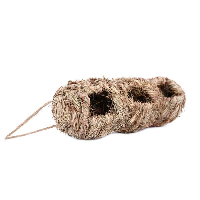 Unique Birdhouse Comfortable Birdhouse Hand-woven Natural Grass Hummingbird House for Garden Outdoor Decoration Window Hideaway