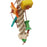 Bird Chewing Toy Chew Bird Toy Rattan Hanging Pet Toy Large Parrot Toys for Finches Cockatoos Budgie Cockatiels Parakeets