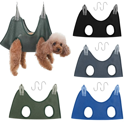 Pet Cat Dog Grooming Nail Cutting Anti Scratch Bite Fixed Bag Bath Trimming Restraint Bag Beauty Hammock Hanging Pet Supplies