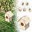 Wooden DIY Bird Nest House Outdoor Hanging Birdhouse Box For Hummingbird Outdoor Cages Garden Yard Decoration 2025