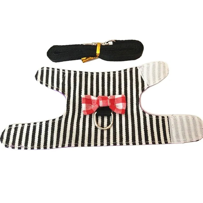 Rabbit Harness Vest Leash Set for Small Pet Hamster Ferret Guinea Pig Bunny Puppy Mesh Chest Strap Pet Supplies Hot Sell