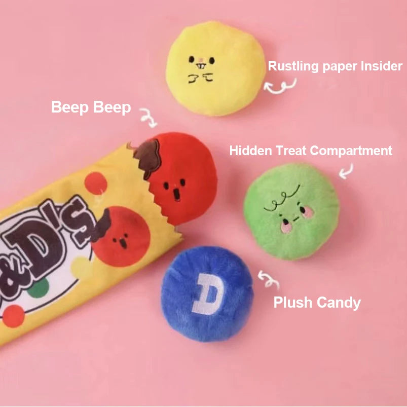 Dog Toys Encourage Natural Foraging Skills Slow Feeder for Training and Stress Relief, Cloth Strip Hiding Food Chew Toys for Any