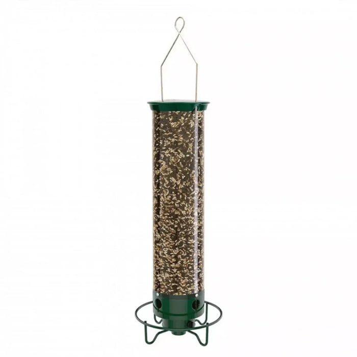 Squirrel-Proof Wild Bird Feeder Portable Bird Feeder For Garden Yard Outdoor Wrought Iron Hanging Hummingbird Feeder