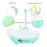 Bird Parrot Bathtub Multifunctional Circulating Water  Parrot Automatic Bathtub Cute Odorless for Bird Shower Accessories
