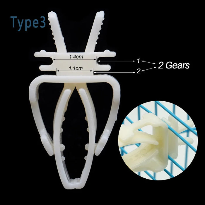 5pcs Birds Food Holder Pet Parrot Feeding Fruit Vegtable Clip Feeder Device Pin Clamp Durable Household Supplies Bird Cage