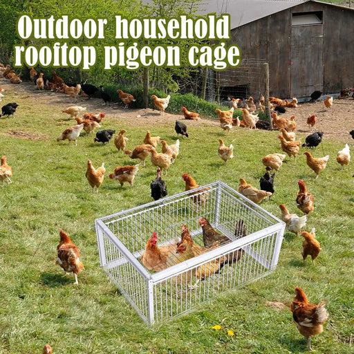 Auto Trap Bird Cage Rabbit Cage Mouse Cage Entry Only No Exit Thickened Encrypted Automatic Pigeon Collecting Portable Bird Cage