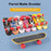 Bird Playtime Accessory Flexible Wheel Parrot Scooter Mini Skateboard Toy for Budgies Parakeets Fun Bird Training Accessories