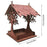 Bird House Feeding House DIY Outdoor Wooden Bird Feeder Hanging Assembled Bird Cage House Pet Supplies For Garden Yard Decor