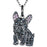 Exquisite Cute Yorkshire Pendant Necklace Women's Elegant Pet Puppy Jewelry Animal Accessories Birthday Gifts for Dog Lovers