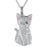 Exquisite Cute Yorkshire Pendant Necklace Women's Elegant Pet Puppy Jewelry Animal Accessories Birthday Gifts for Dog Lovers