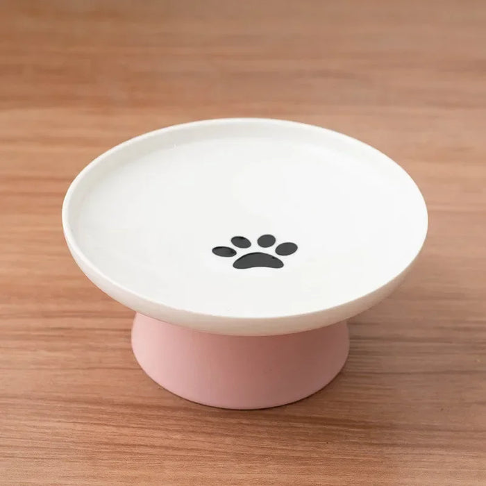Cat Bowl Ceramic Pet Bowls Cat Dog Bowl Dish Pet Food Plate Kitten Water Dish Feeder  Dog Bowl Feeder for Cats Pet Accessories