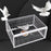 Pigeon Trap Cage Bird Supplies Pigeon Coop Bird Cage for Racing Pigeons Farms Garages Meat Pigeons Gardens 15.75"x11.81"x10.24"