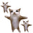 Cute El Gato Cat Plush Toy Wowwow Cat Doll Plushies Simulation Stuffed Animals Birthday Xmas Gift Kid Collectible Toy Home Decor