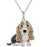 Delicate cute boxing dog pendant Necklace Women's elegant pet puppy jewelry Animal accessories Gift for dog lovers