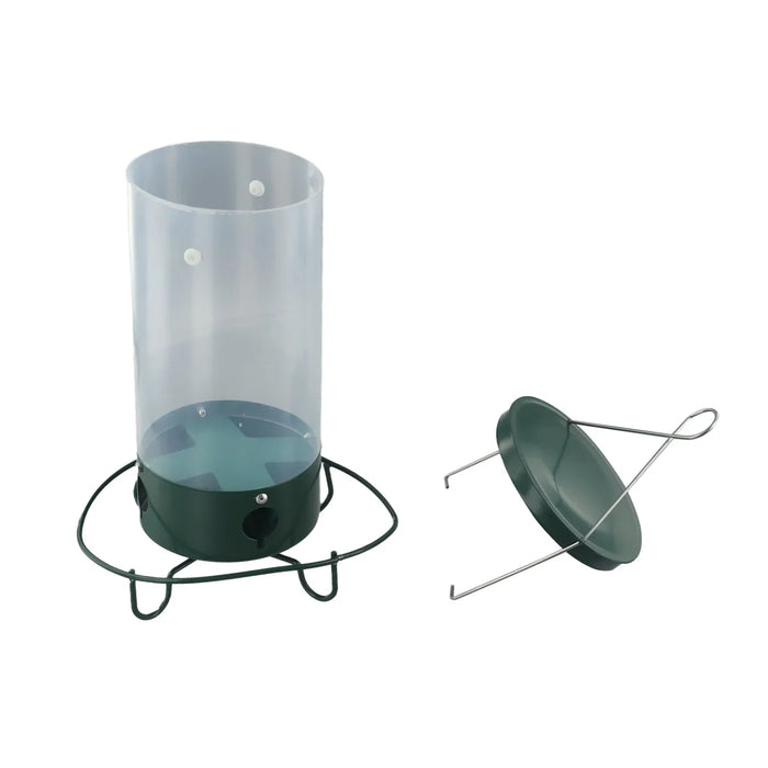Squirrel-Proof Wild Bird Feeder Portable Bird Feeder For Garden Yard Outdoor Wrought Iron Hanging Hummingbird Feeder