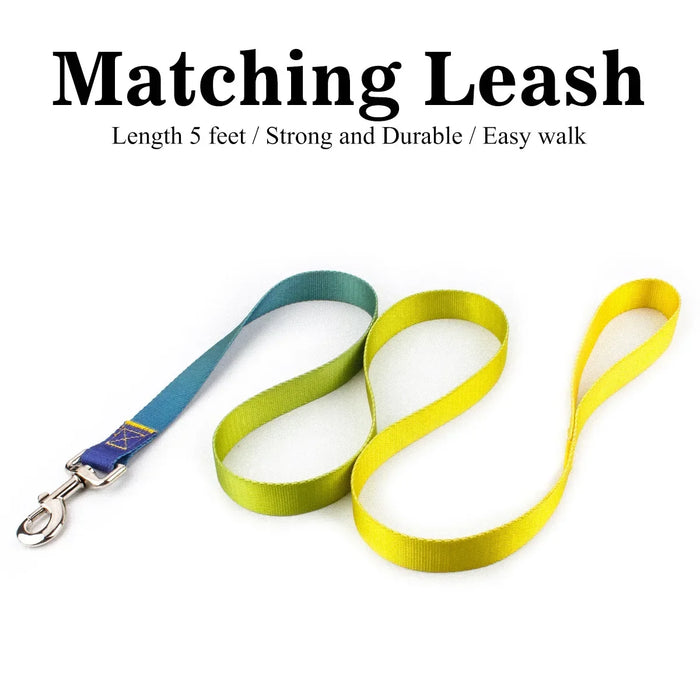 Pet Cat Dog Collar Traction Leash Suitable for Small Large Dogs Bulldog Pugs Beagle Nylon Adjustable Dog Collar Leash Lead