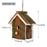 Hanging Bird House for Bird Breeding Outdoor Decorative Bird Nest Box for Small Feathered Bird Nature Lover Favor Weatherproof