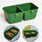 Creative Double Groove Bird Feeder Food Tray Parrot Waterer Hanging Animal Water Bowl Bird Supplies Drinking Cups Pet Products