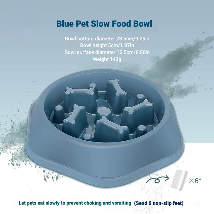 Dog Bowls Slow Feeder 1.5 Cups Slow Feeding Small Medium Breed Puppy Bowl for Fast Eater Dog Dishes to Slow Down Eating Maze