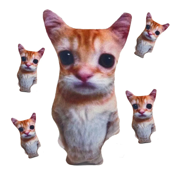 Cute El Gato Cat Plush Toy Wowwow Cat Doll Plushies Simulation Stuffed Animals Birthday Xmas Gift Kid Collectible Toy Home Decor