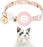 AirTag Cat Collar with Watertight  Airtag Holder and Safety Buckle, with Flower Charm & Bell for Girl Boy Cats Kitten Gatos Pet