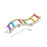 Bird Cage Ladder Solid Wood Birds Perch Stand for Parakeets Cockatiels Small Medium Parrot Conures Finch Bird Climbing Toys