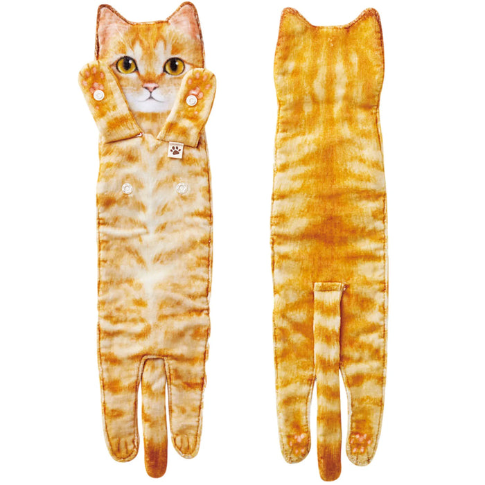 funny Cat Hand Towels Kitchen Bathroom Hand Towel Ball with Hanging Loops Quick Dry Soft Absorbent Microfiber creative Towels