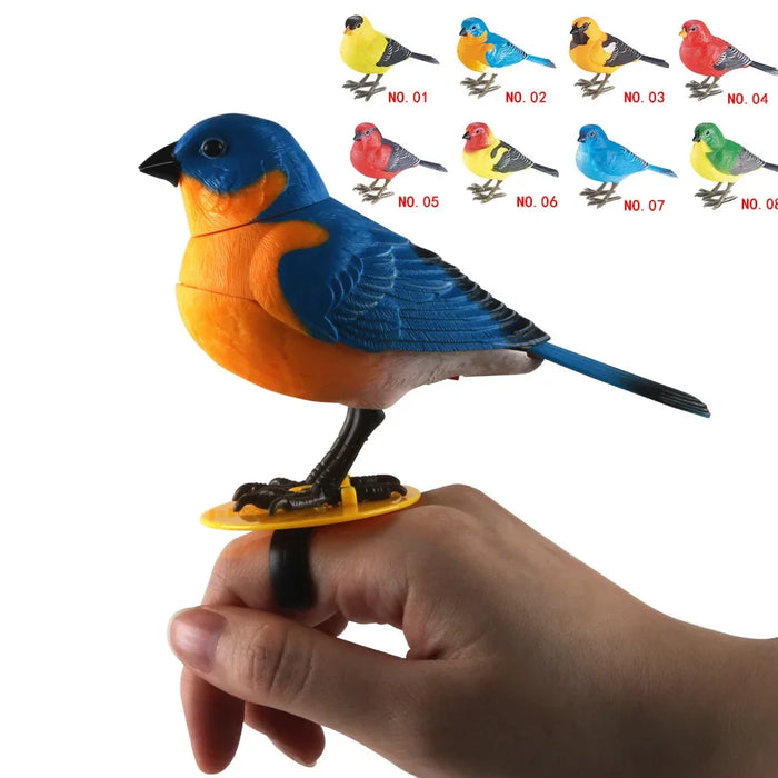 Simulation Electronic Bird Toys for Kids Electric Singing Bird Toy Cute Interactive Bird Toy with Motion & Sound Control