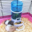 Bird's Food Feeder Water Drinker Fountain Clipper Cage Budgie Finch Cockatiel