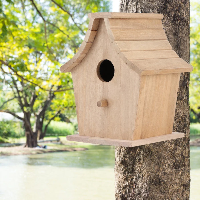 Wood Bird Houses Breeding Box Hanging Birds House Pet Supplies For Parrots Budgerigar Small Birds