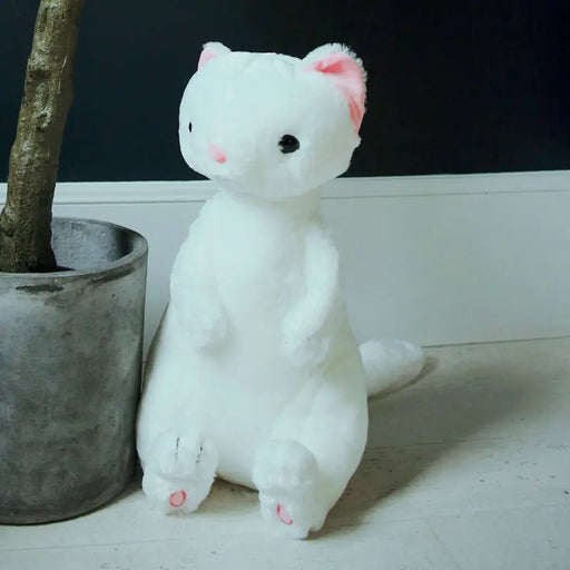 50cm Cute Ferret Plush Toy Soft Stuffed Cartoon Animal Ferret Dolls Bedroom Home Decoration Girls Christmas Gifts