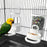 Automatic Bird Feeder Bird Water Drinker with Clip Pet Birds Water Dispenser Hanging Water Bottle Food Bowl For Parrot Bird Cage
