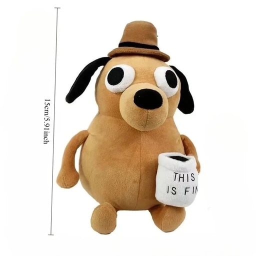 Animal Coffee Dog Plush Toy Soft Stuffed Doll Kids Toy Gift for Children Boy Birthday