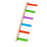 4/6/8 Step Bird Climbing Ladder Parrot Toy Ladder Bird Interaction Fun Climbing Toys Wooden Exercise Rack