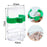 Automatic Bird Water Dispenser Bird Drinking Feeder Transparent Bird Cage Water Fountain for Budgie Cockatiel Lovebird Canary