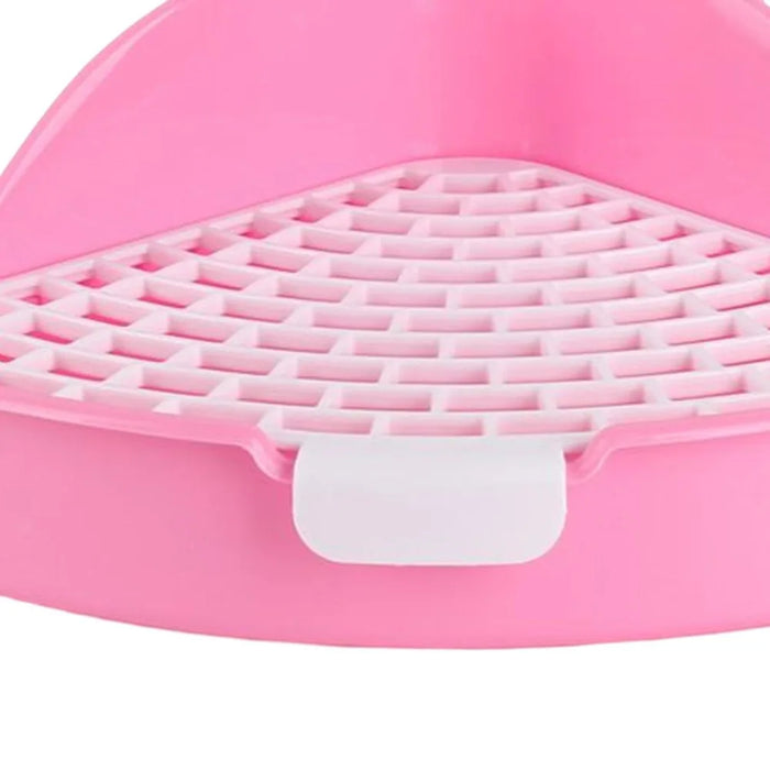 Rabbit Litter Tray Corner Toilet Potty for Chinchilla Ferret Cage Accessories