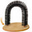 Cat Toy Arch Self Groome Pamper Feline with A Massage Grooming Rubbing Brush with Scratching Pad Toy for Cats Interactive Toys