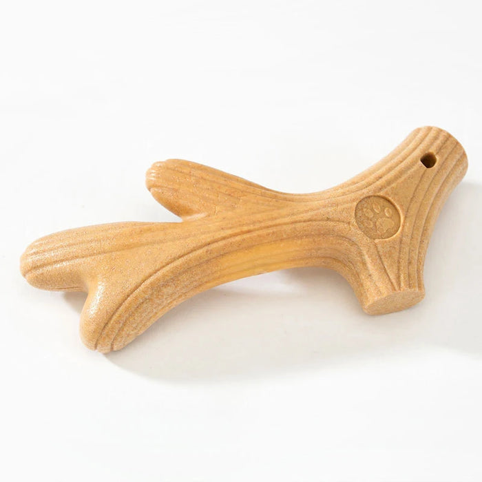Deer Antlers Chew for Dogs Chew Toys for Large Breeds Training Pets Object Toys Durable Chew Toys Tough Wooden Stick Toy