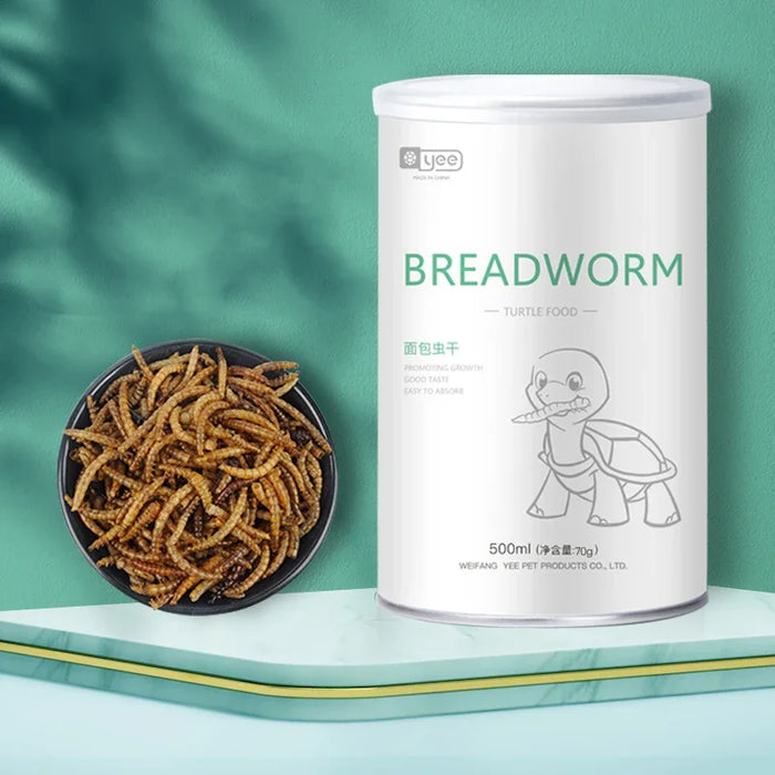 Yee Reptile Turtle Tortoise Hamster Food Feed Dried Fish Shrimp Mealworm Bread Worm Aquarium