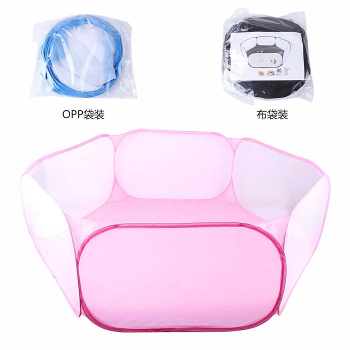 Foldable Hexagon Pet Fence Pet Fence Tent Rabbit Cage Hamster Guinea Pig Ferret Accessories