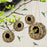 2024 New Birds Nest Bird Cage Grass Egg Cage Bird House Outdoor Decorative Weaved Hanging Parrot Nest Houses Pet Bedroom