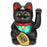 6"H Lucky Cats Chinese Feng Shui Beckoning Cat Wealth White Waving Fortune Gold Silver Black Best Gift for Good Luck Kitty Decor