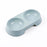 Dogs and Cats Feeding Double Bowl Macarons Plastic Feeding Bowl Double Bowl Pet B owl Drinking Water Feeding